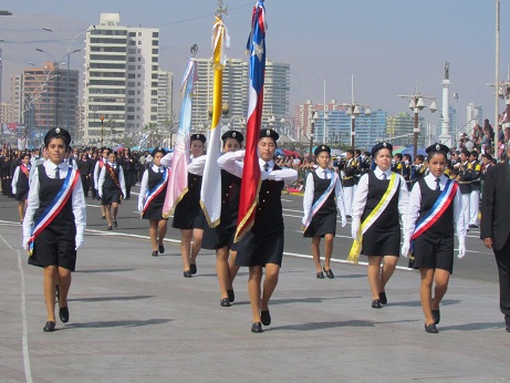 Desfile de Estudiantes en Iquique