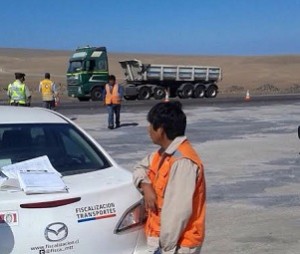 camión camino de la sal