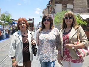 integrabntes de la directiva Carmen Capeltillo, Nancy Correa y Pamela Rojas br