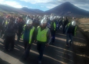 marcha mineros collahuasi